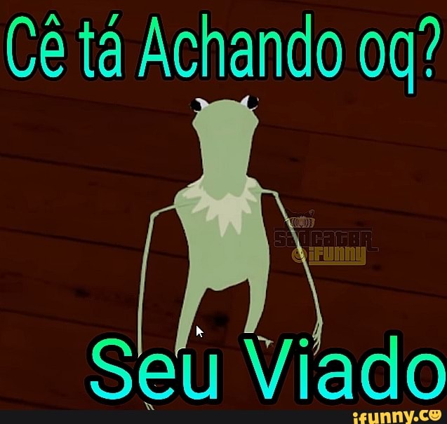 Cê tá Achando oq)?
Seu Viado
