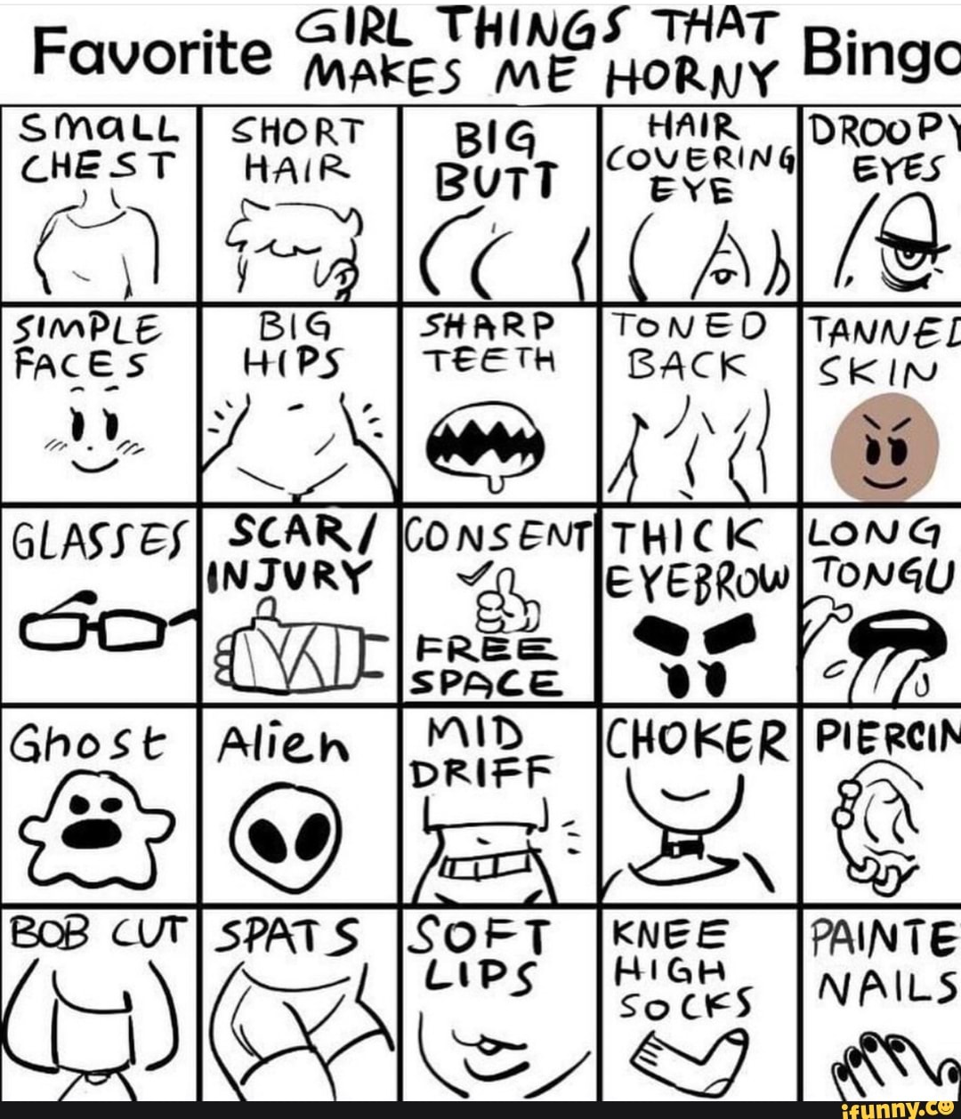 Horny bingo