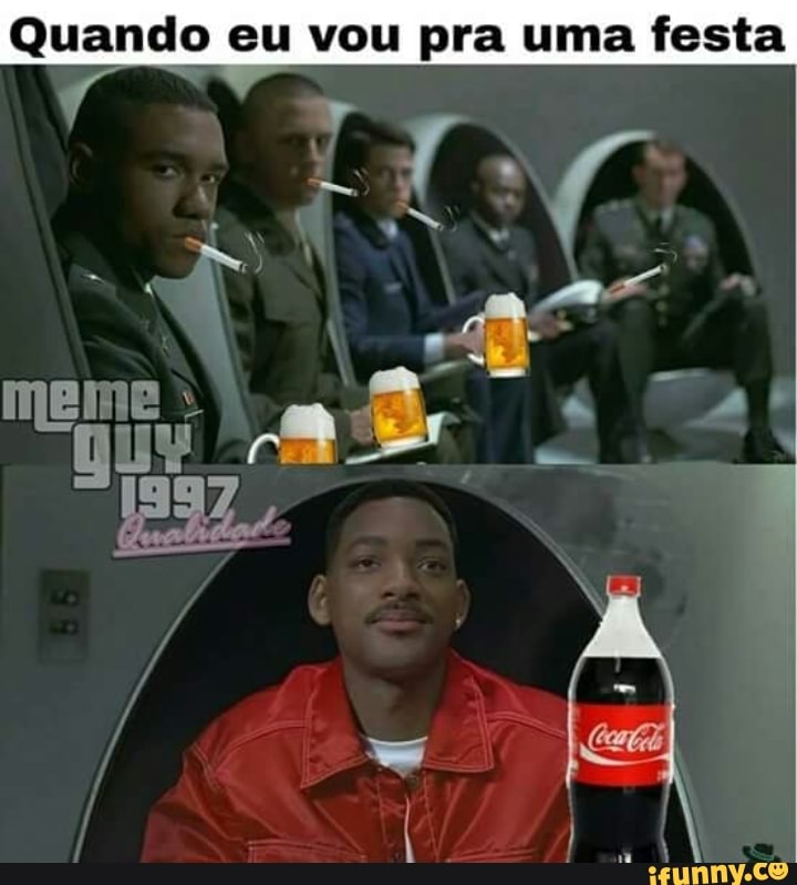Quando eu vou pra uma festa