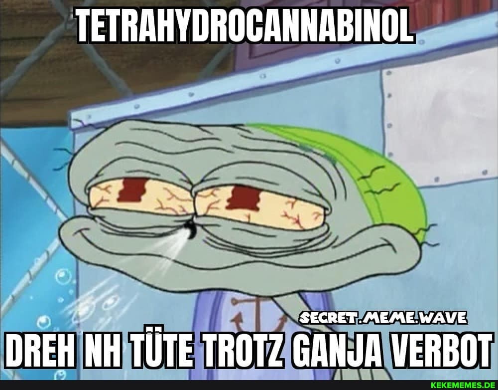 TETRAHYDROGANNABINOL
T.MEME.
DREH TÜTE TROTZ GANJR VERBOT