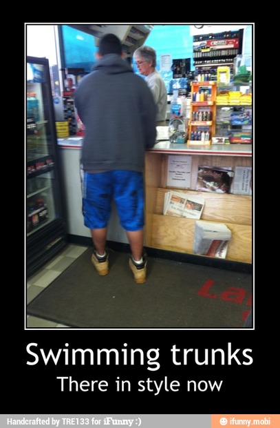 Swimming trunks
There in style now - Swimming trunks
There in style now