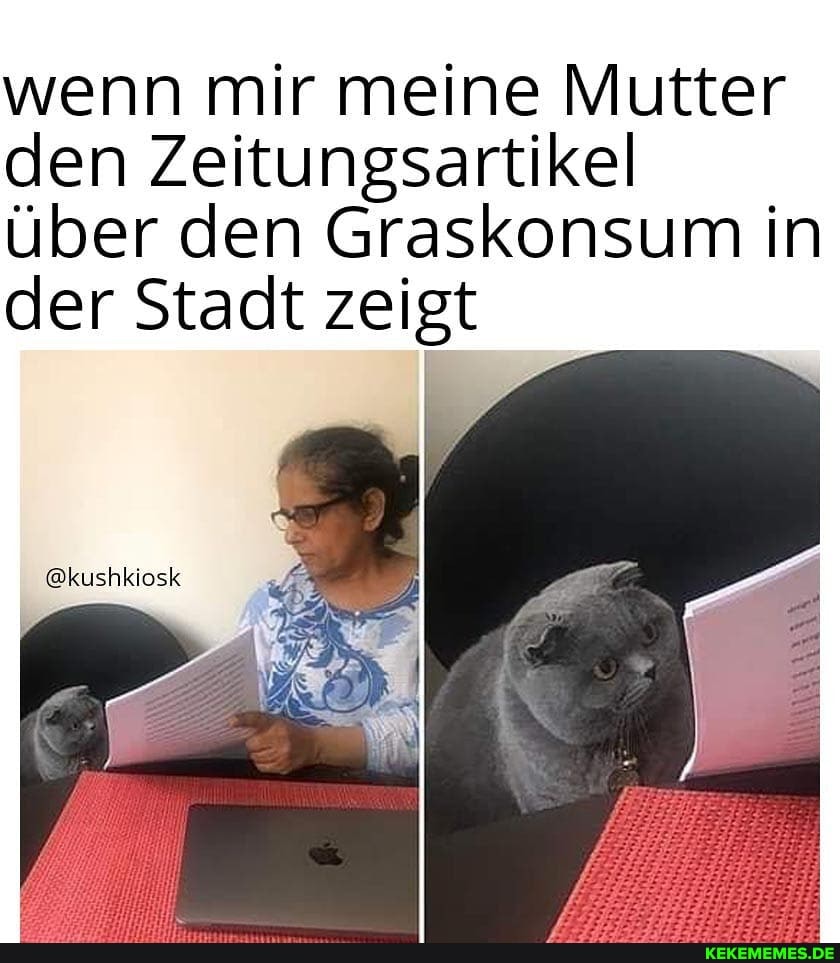wenn mir meine Mutter den Zeitungsartikel
über den Graskonsum in der Stadt zeigt
@kushkiosk
