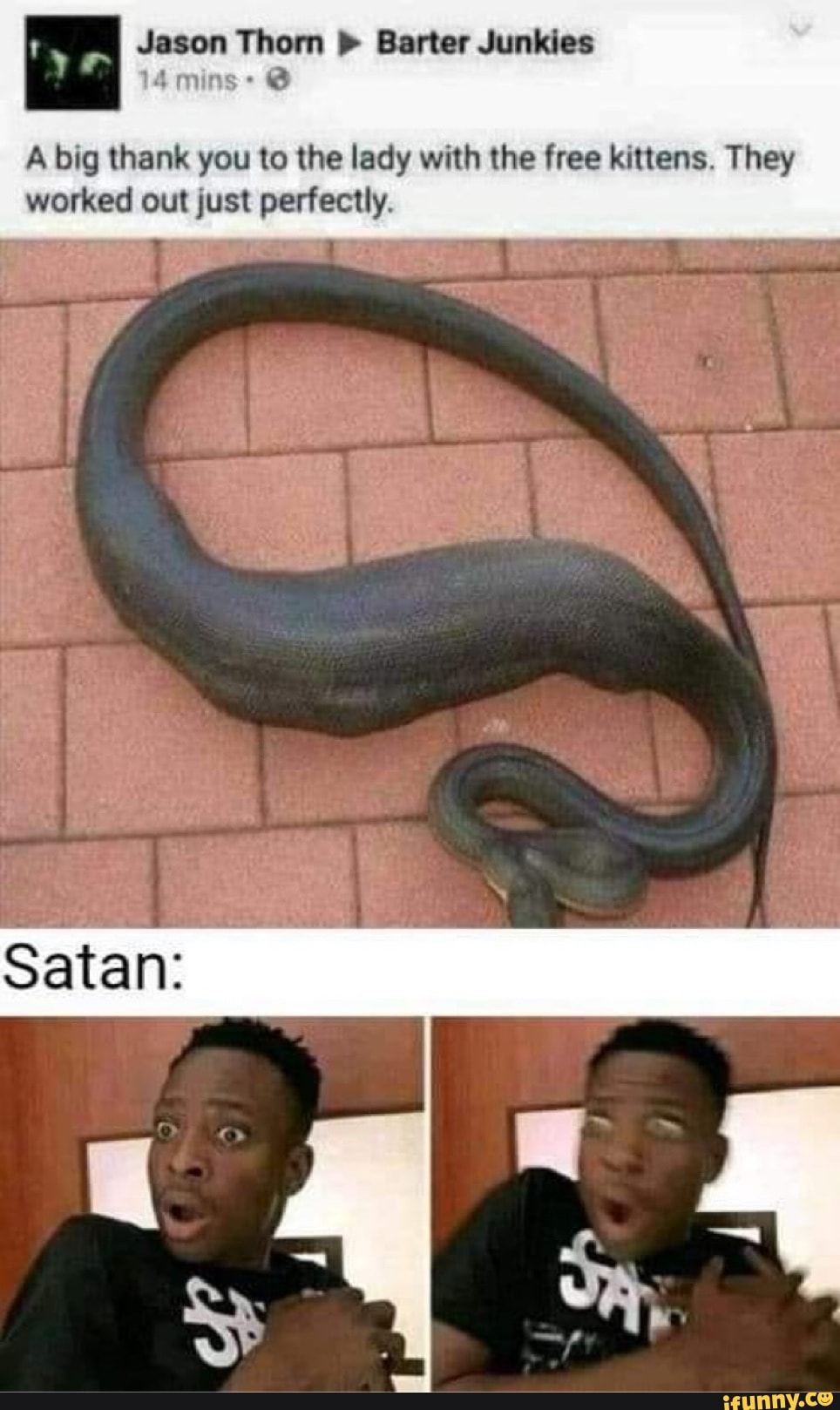 Jason Thorn Barter Junkies 14 A big thank you to the lady with the free