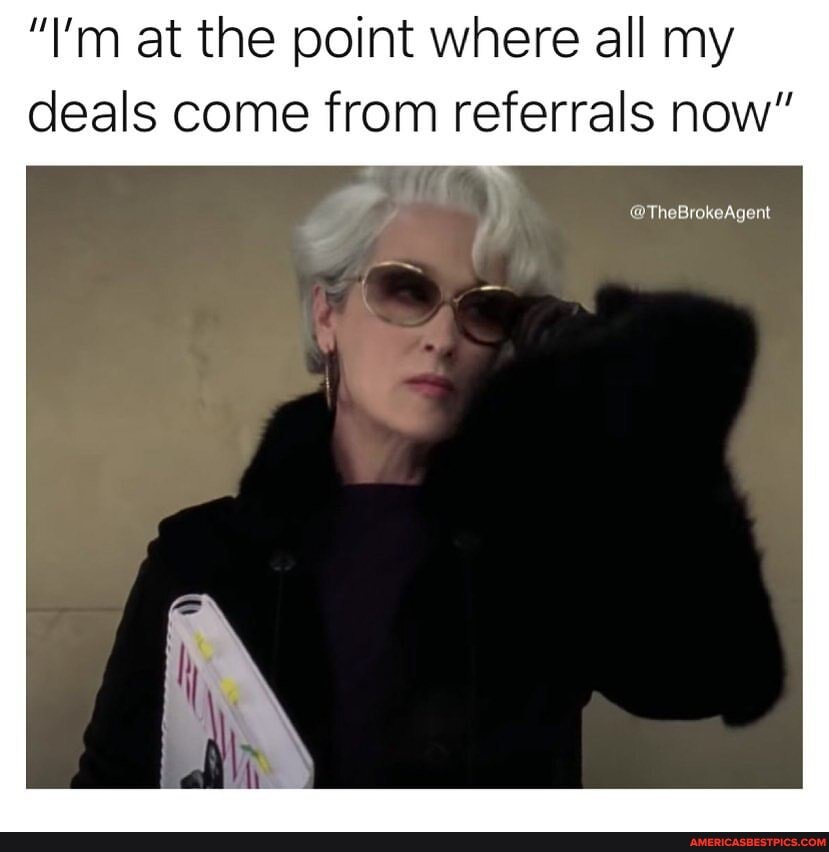 "I'm at the point where all my deals come from referrals now"
@TheBrokeAgent