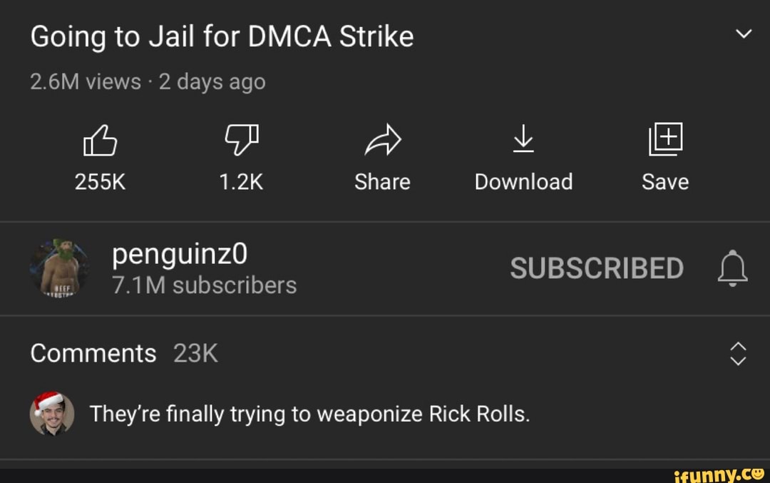 dmca strike