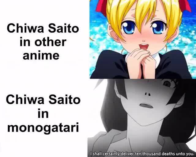 Chiwa Saito In Other Anime Is Chiwa Saito In Monogatari