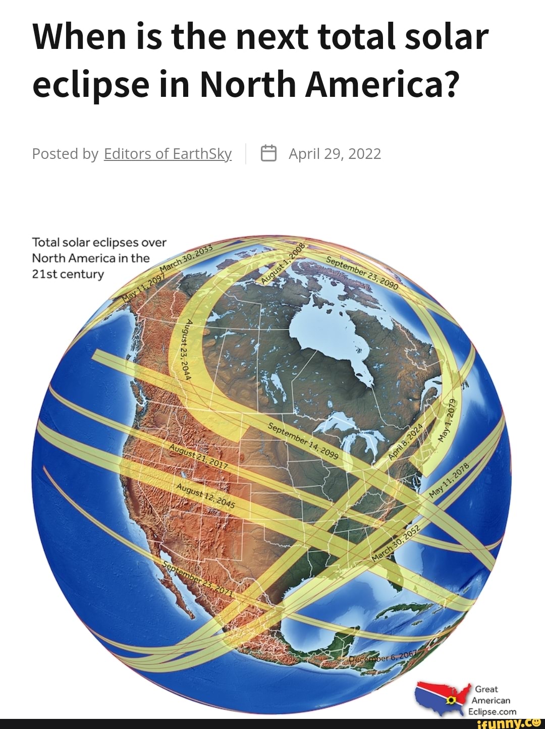 Solar Eclipse April 29 2022