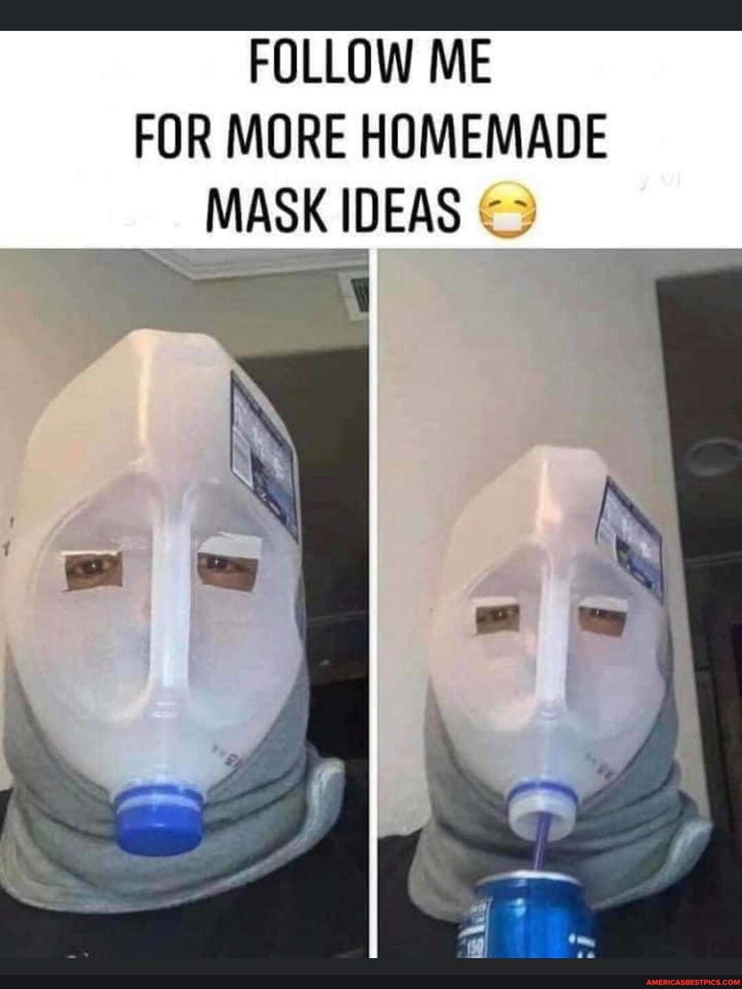 FOLLOW ME FOR MORE HOMEMADE MASK IDEAS