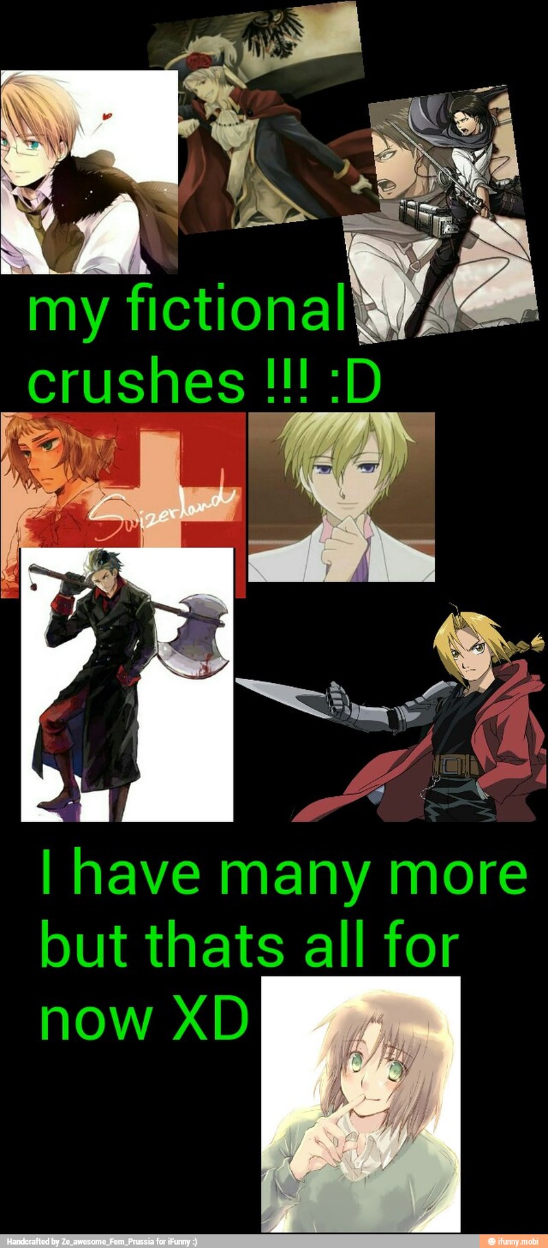 I have many more
but thats all for