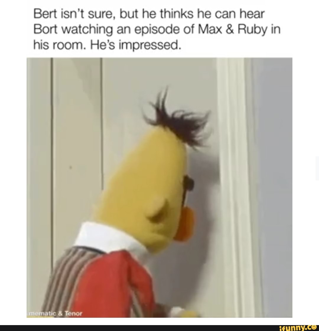 Bert sesame street gif