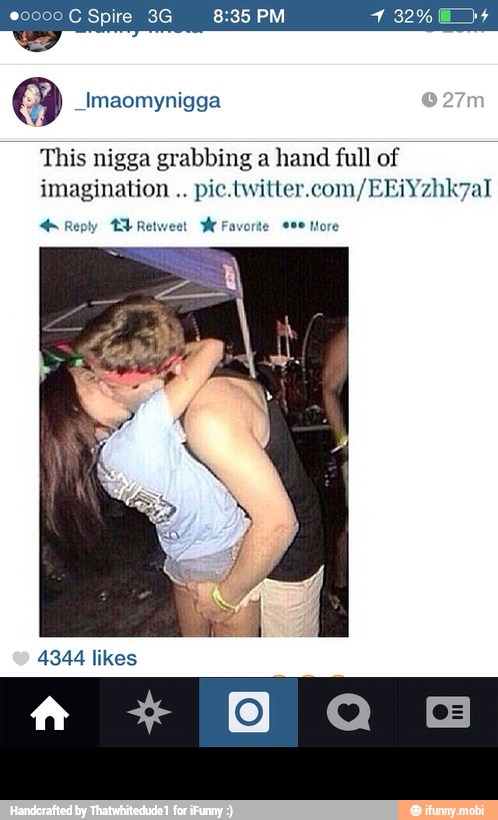 Q _Imaomynigga
This nigga grabbing a hand full of
imagination pic.twitter.com/E
de reply Pd Relweot A Favorte eee lore -