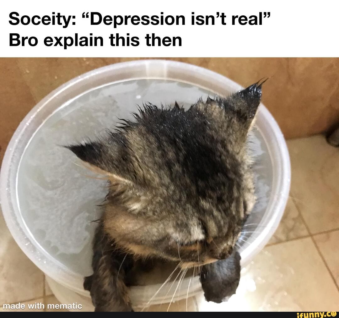 Depression memes. Best Collection of funny Depression pictures on iFunny