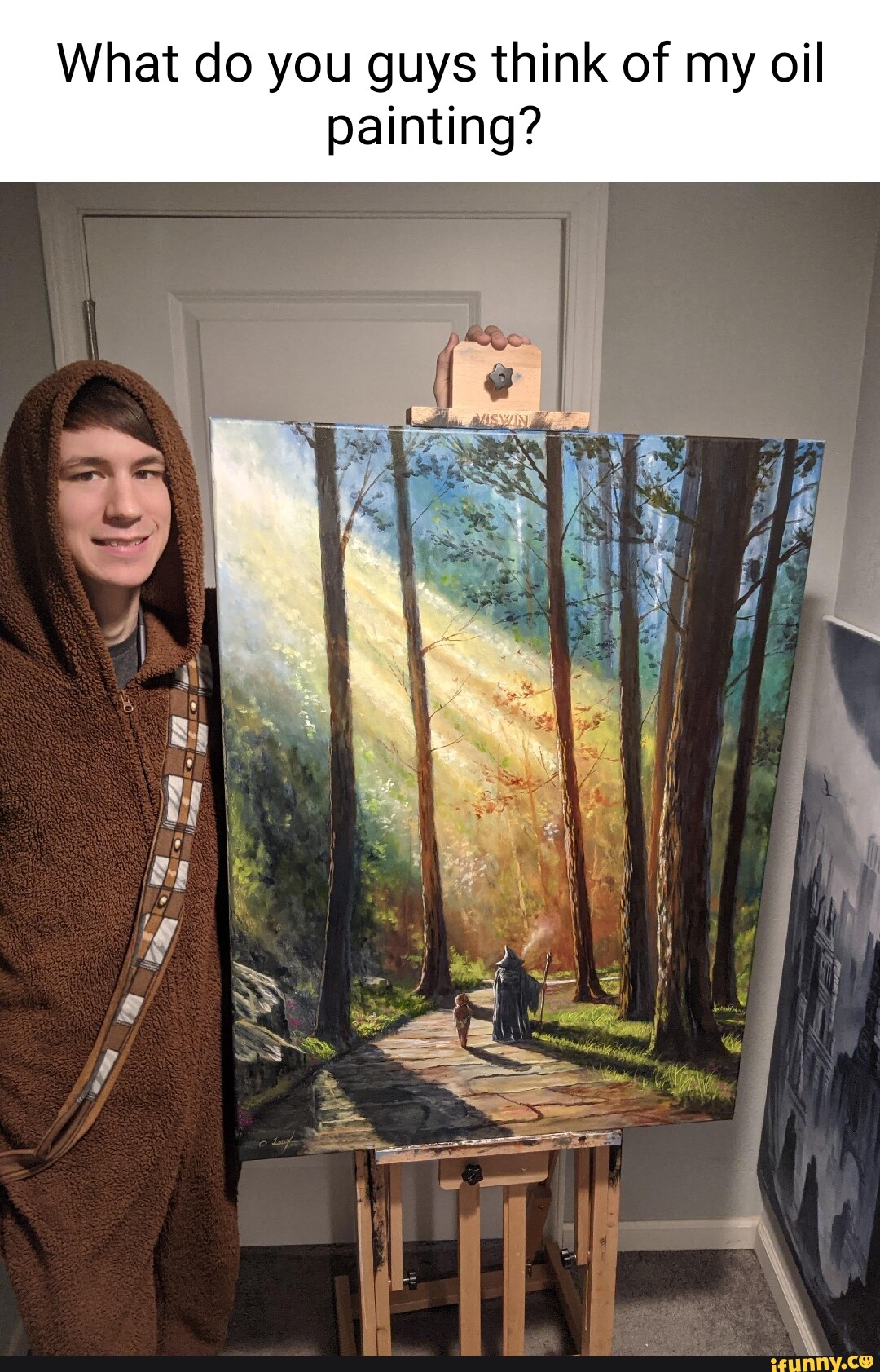 Ing? What do you guys think of my oil paint iFunny