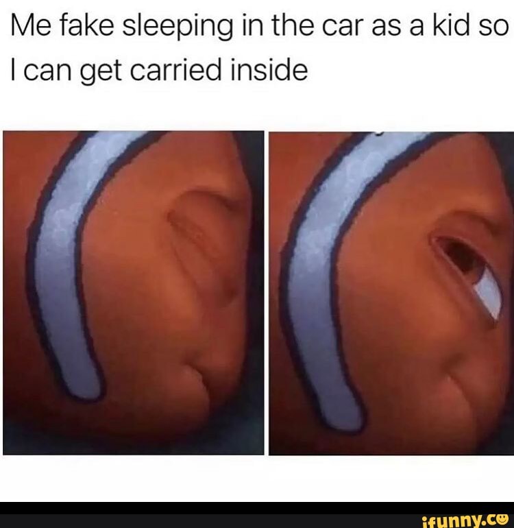 Sleeping In Car Meme NoamLakiyah
