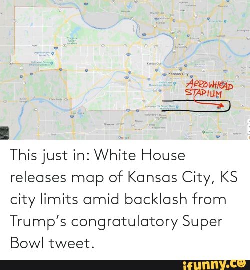White House releases map of Kansas City, KS city limits amid backlash