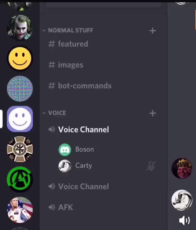 NORMAL STUFF featured # bot-commands VOICE Voice Channel Carry 4) Voice ...