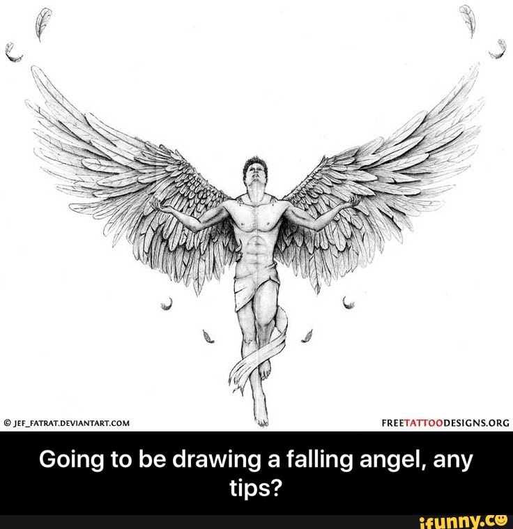 Going to be drawing a falling angel, any tips? - Going to be drawing a