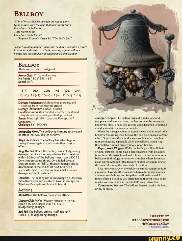 BELLBOY "Men of five, still alive through the raging glow Gone For