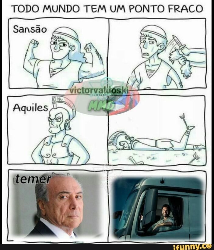 TODO MUNDO TEM UM PONTO FRACO