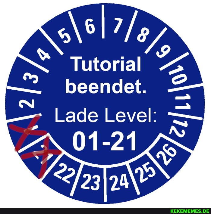 Tutorial beendet.