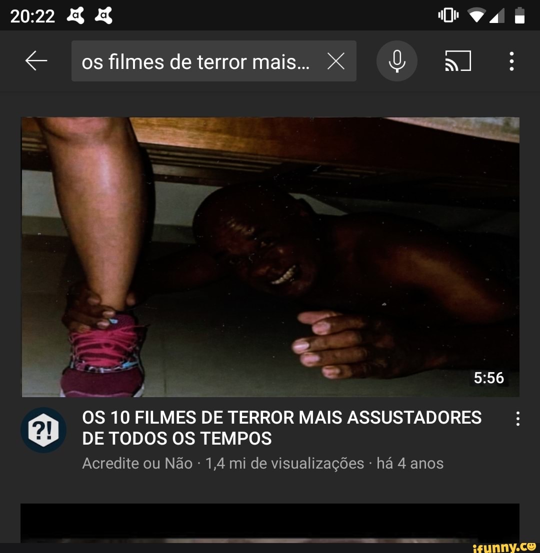 os filmes de terror mais...
OS 10 FILMES DE TERROR MAIS ASSUSTADORES DE TODOS OS TEMPOS
Acredite ou Não - 1,4 mi de visualizações há 4 anos