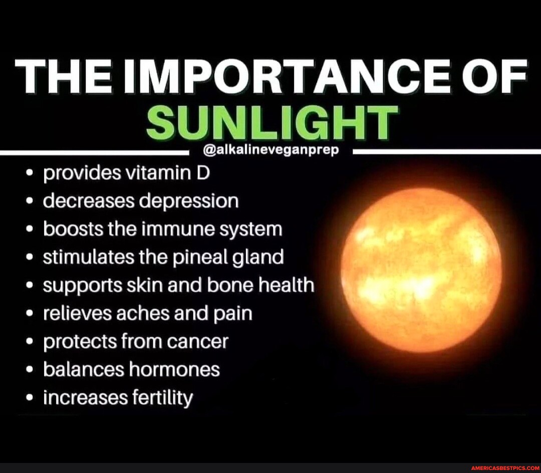 The Importance Of Sunlight Alkalineveganprep Provides Vitamin D