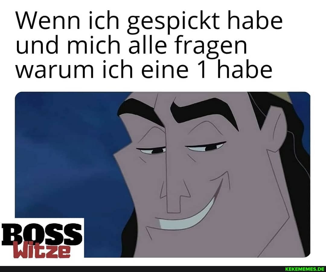 Wenn ich gespickt habe und mich alle fragen warum ich eine 1 habe