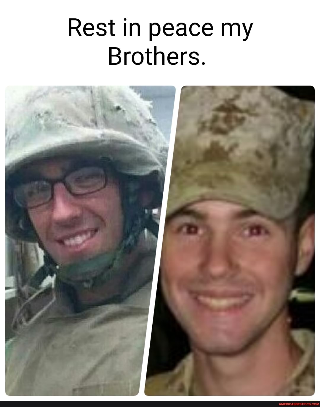 Rest in peace my
Brothers.