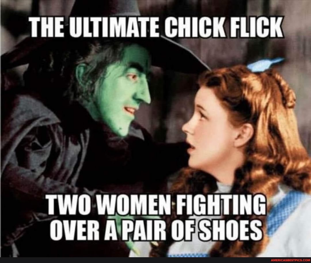 THE ULTIMATE CHICK FLICK
TWO WOMEN FIGHTING OVER PAIR OF SHOES