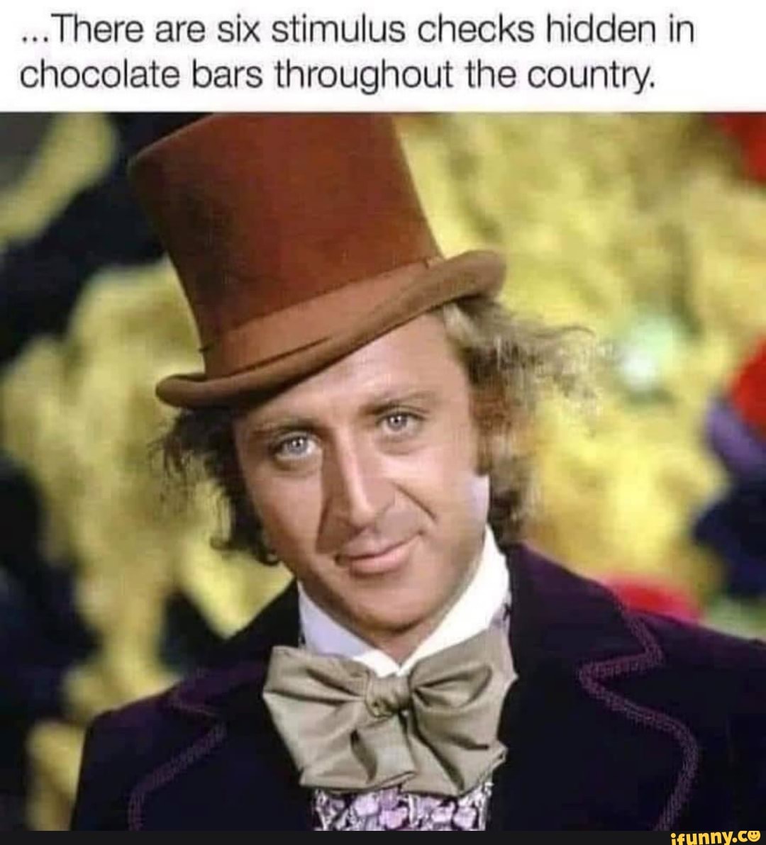 here are six stimulus checks hidden in chocolate bars throughout the country.