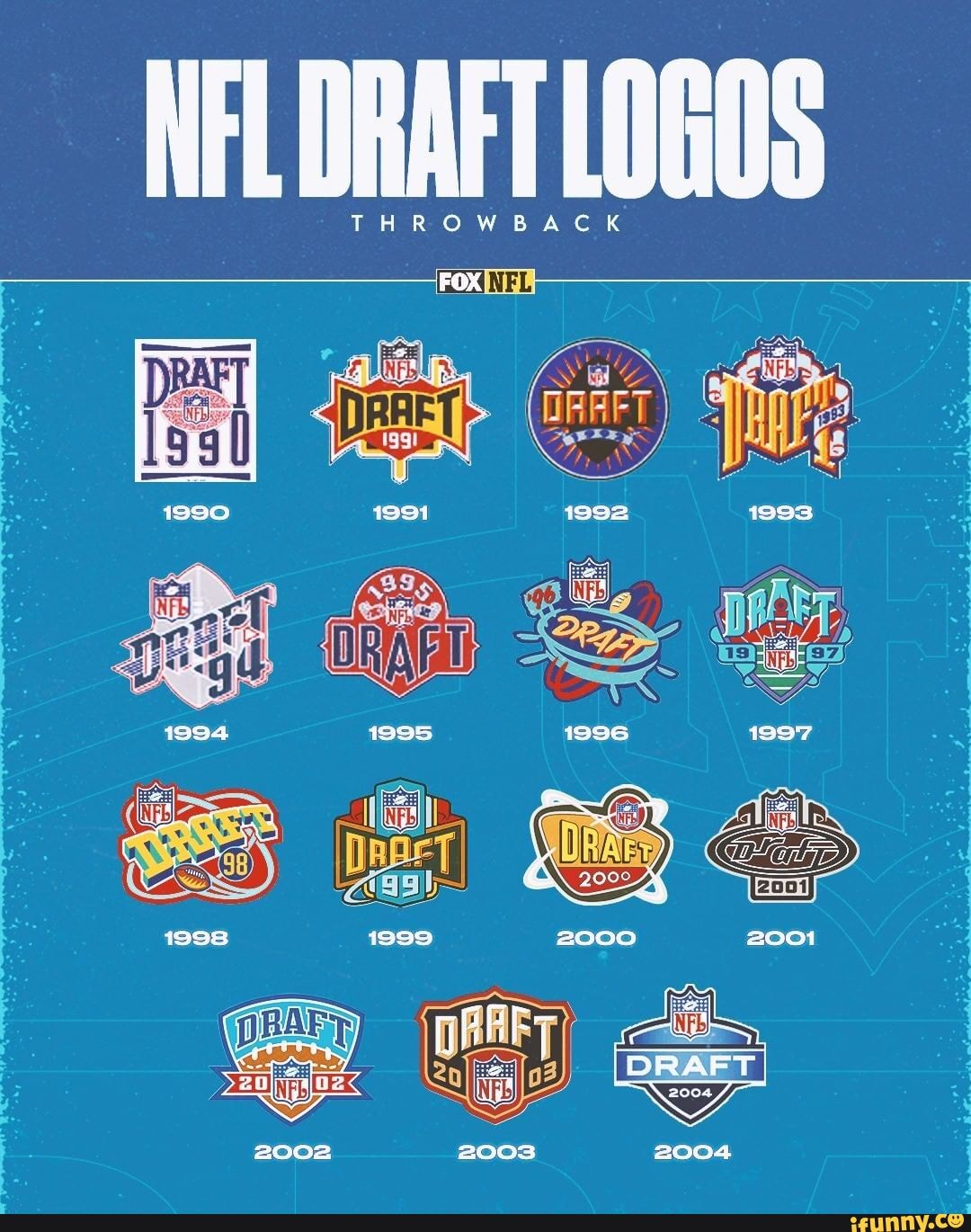 NFL THROWBACK DRAFT LOGOS RCW SAC FOX when S3044 BttO BOOR iFunny