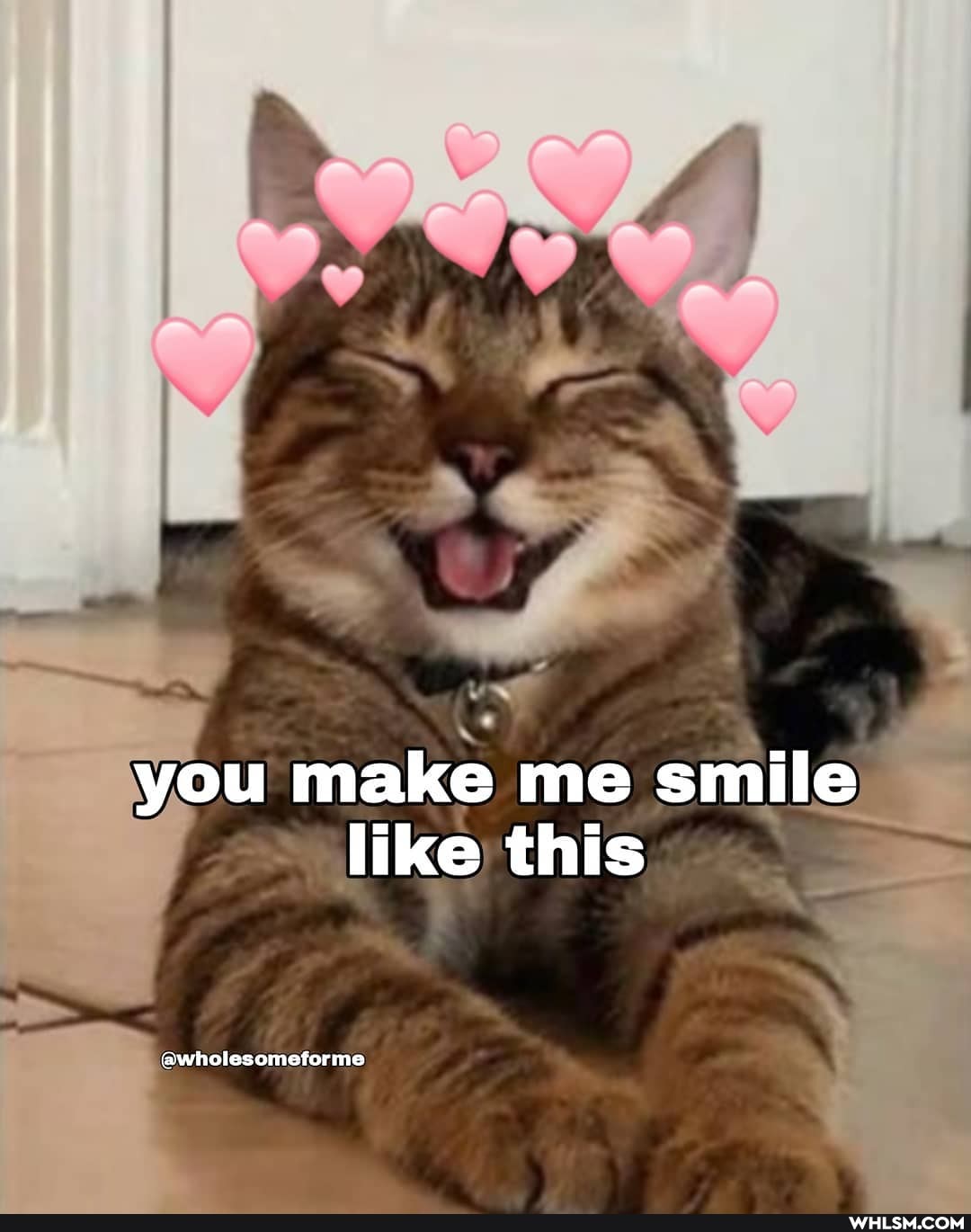 you make me smile like this
@wholesomeforme