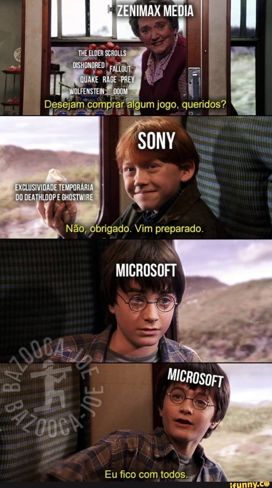 ONOREO Desej Comprar um jogo, queridos
TEMPORÁRIA
Não, obrigado. Vim preparado.
MICROSOFT
Eu fico com todos.,