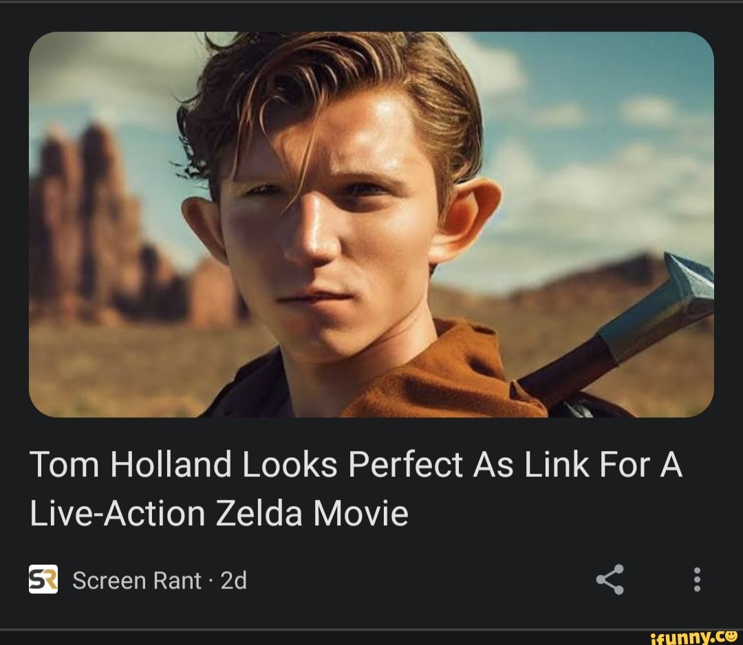 Tom Holland Looks Perfect As Link For A Live-Action Zelda Movie