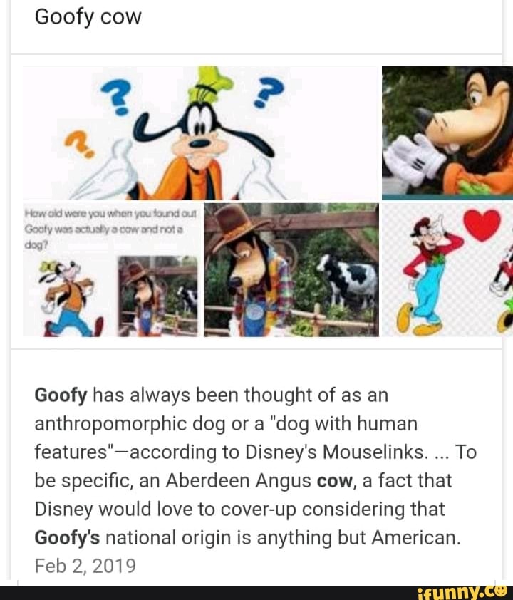 goofy meaning