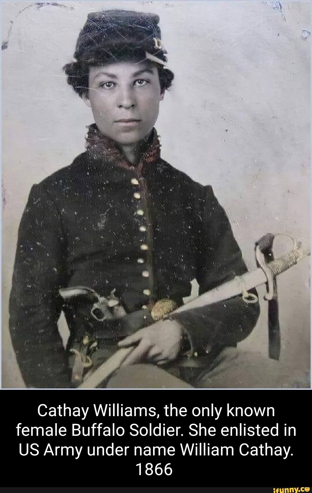 _at Cathay Williams, The Only Known Female Buffalo Soldier. She ...