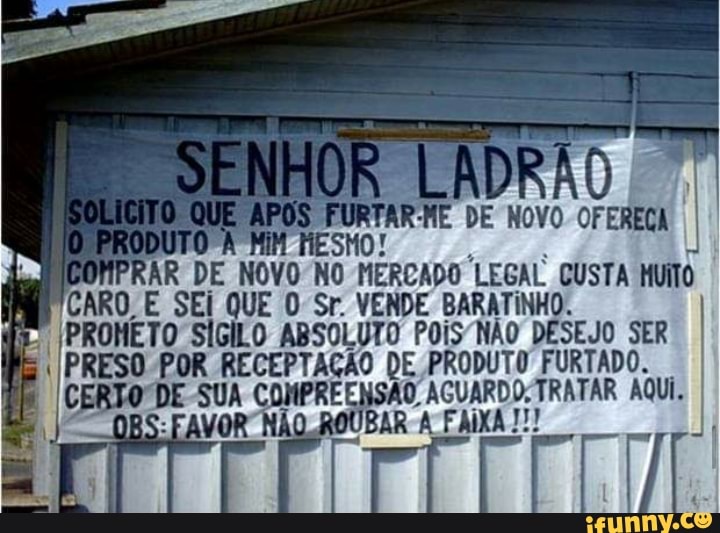 CARO. E SEI QUE O Sr. VENDE BARATINHO.
IPROMETO SIGILO ABSOLUTO PoiS/NÃO DESEJO SER
IIPRESO-POR RECEPTAÇÃO DE PRODUTO FURTADO.
7 CERTO aE SUA COMPREENSÃO AGUARDO;TRATAR AQUI.
AVOR NÃO ROUBAR A FAIXA!!!