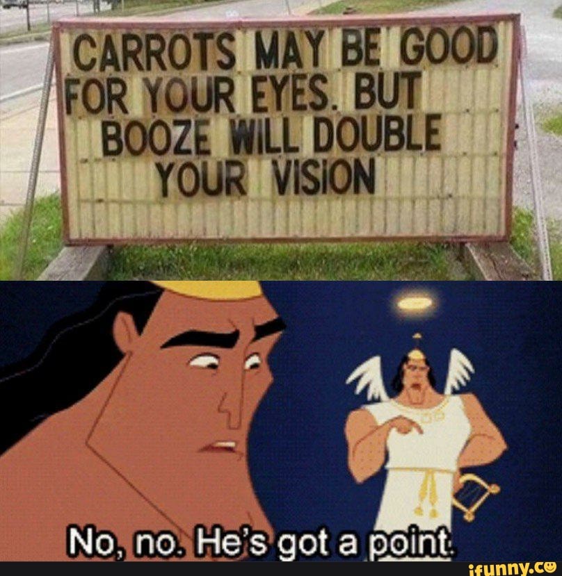 "I CARROTS WKY BE GOOD
I
FOR YOUR EYES. BUT I
WILL DOUBLE f
