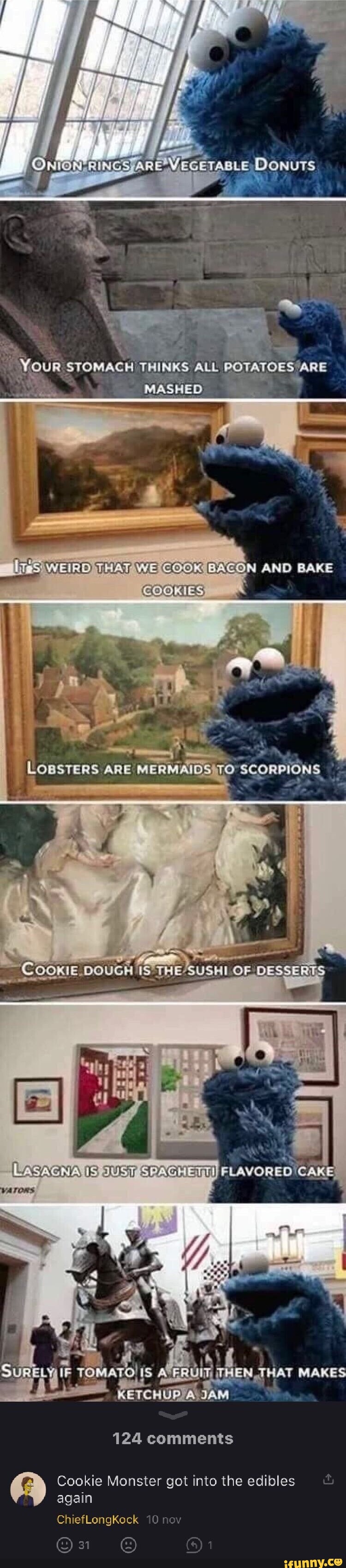 YOuR STOMACH THINKS, ALL, POTATOES ARE MASHED WEIRD ON AND BAKE OR, ARE