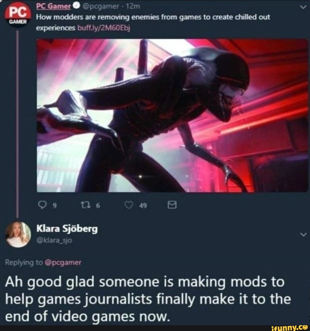 PC Gamer @ @pcgame How modders are removing enemies from games to ...