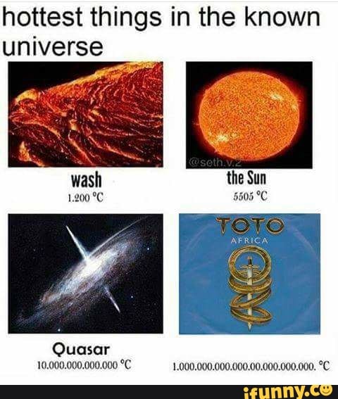 hottest things in the known
universe
I
wash
