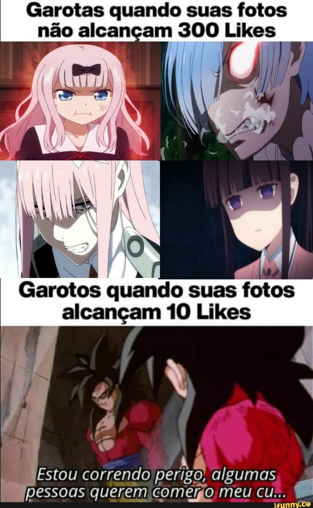 Garotas quando suas fotos não alcançam 300 Likes
Garotos quando suas fotos alcançam dO Likes
dá
Estou correndo perigo, algumas pessoas querem comeigo meu cu..