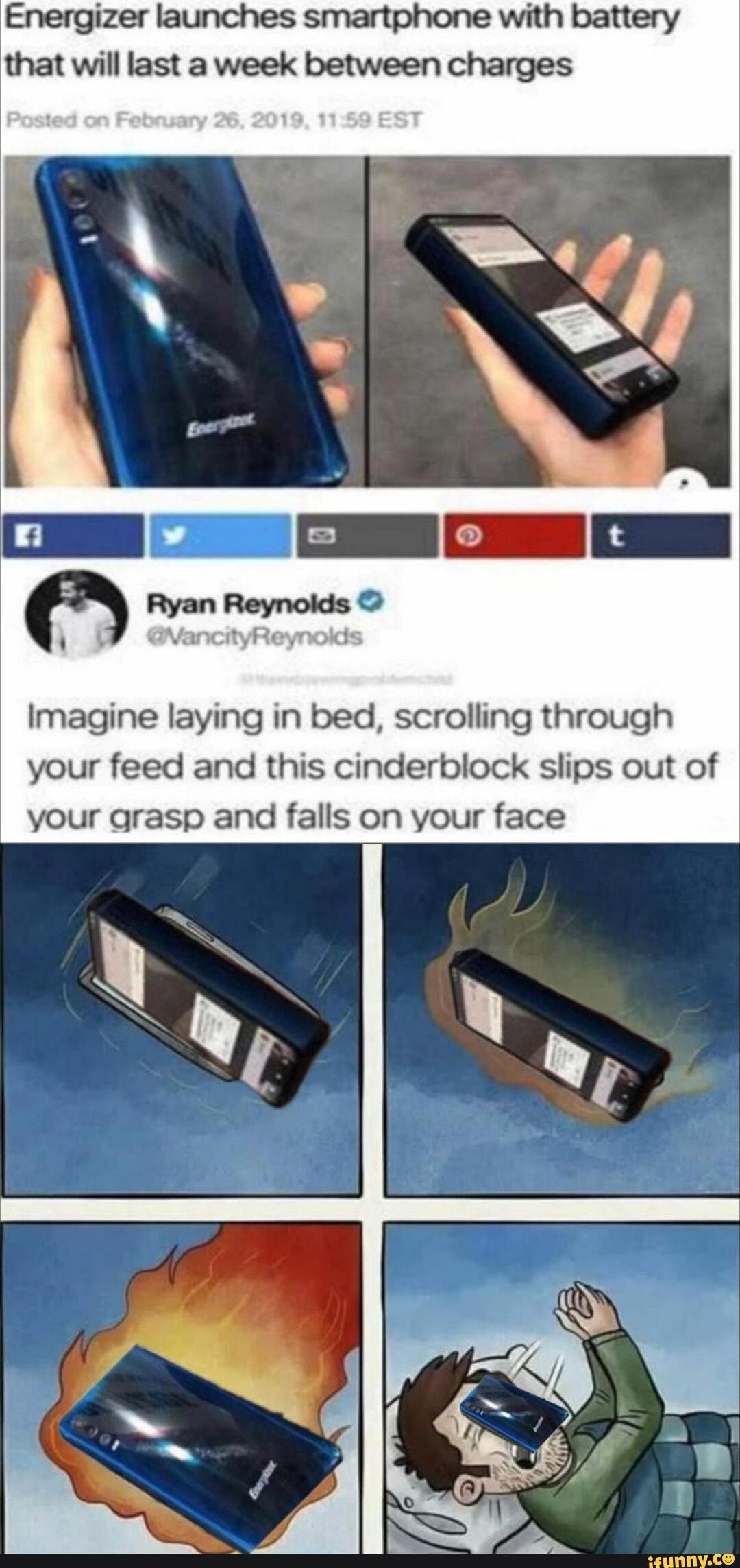 Energizer launches smartphone with battery that will last a week