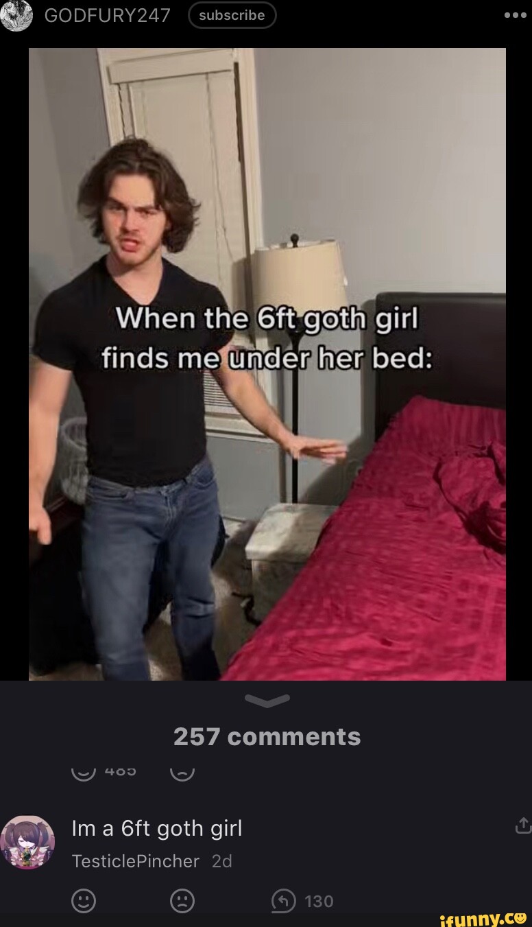 When the 6ft'goth girl finds mefundemher, bed: 257 comments ww 400 ww ...