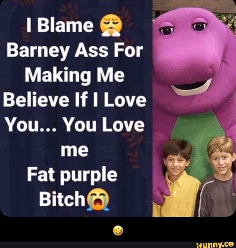 barney i love you meme