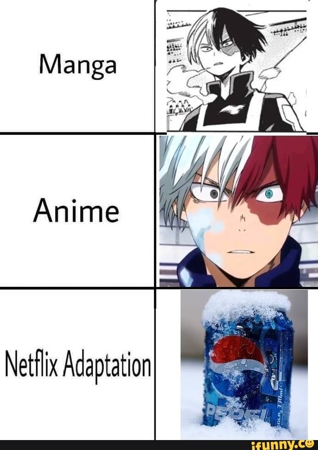 Manga
Anime
Netttix Adaptation