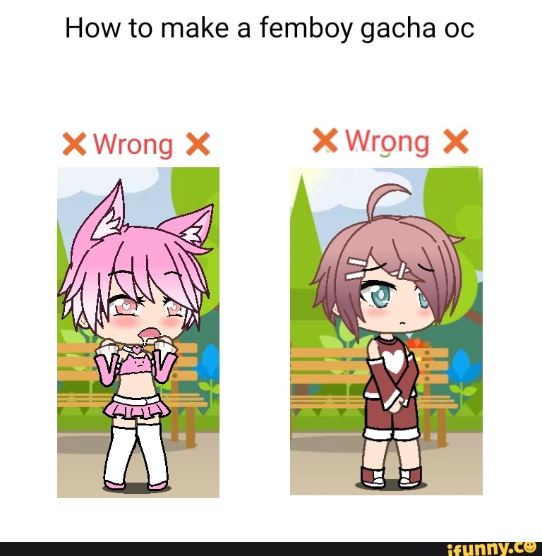 Dressing up as a femboy to see how cringe this Gacha Online Roblox