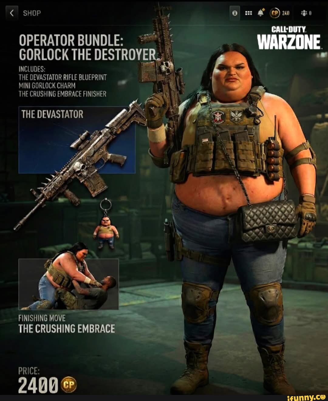 SHOP OPERATOR BUNDLE: ARTT GORLOCK THE DESTROYER. WARZONE INCLUDES: THE ...