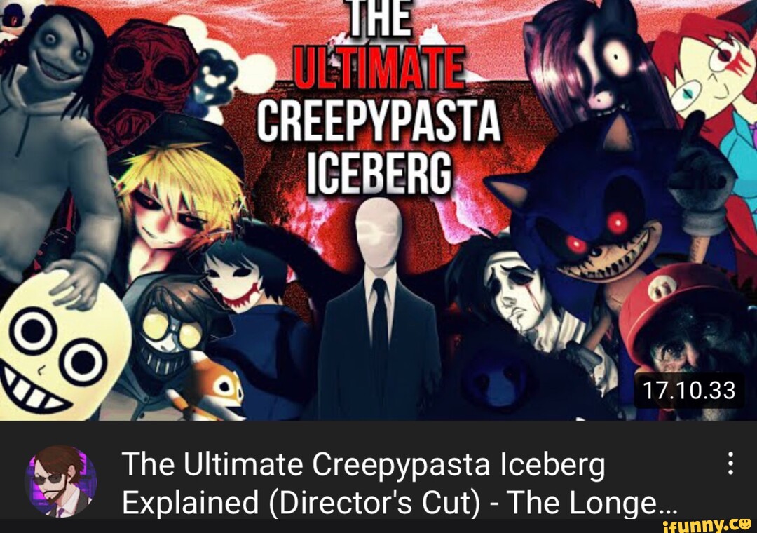 CREEPYPASTA "4 D), ,ICEBERG, 1710.33 The Ultimate Creepypasta Iceberg