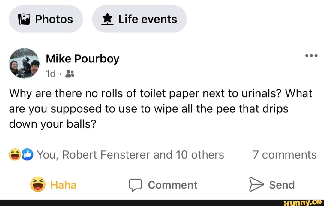 Photos Life events Id & Mike Pourboy eee Why are there no rolls of